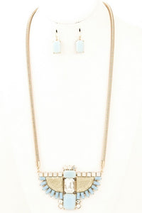 Capello Pendant Necklace & Earrings