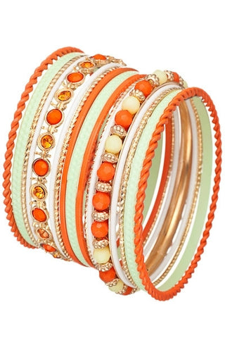 Queensbury Orange Bangles