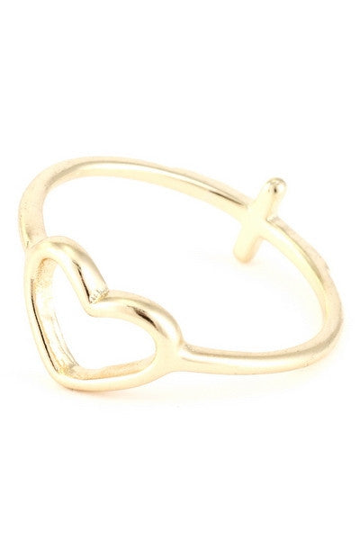 Moraga Open Heart Ring