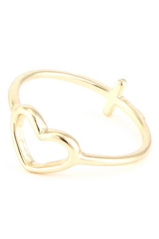 Moraga Open Heart Ring