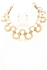 Bellagio Pearl Necklace & Earrings