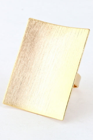 Venus Matte Gold Ring