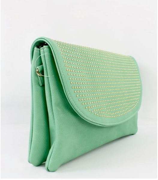 Ramona Clutch in Mint