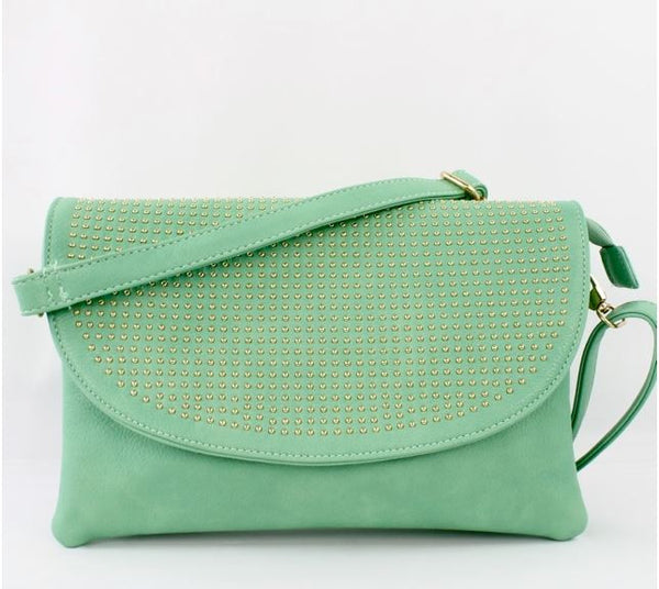 Ramona Clutch in Mint