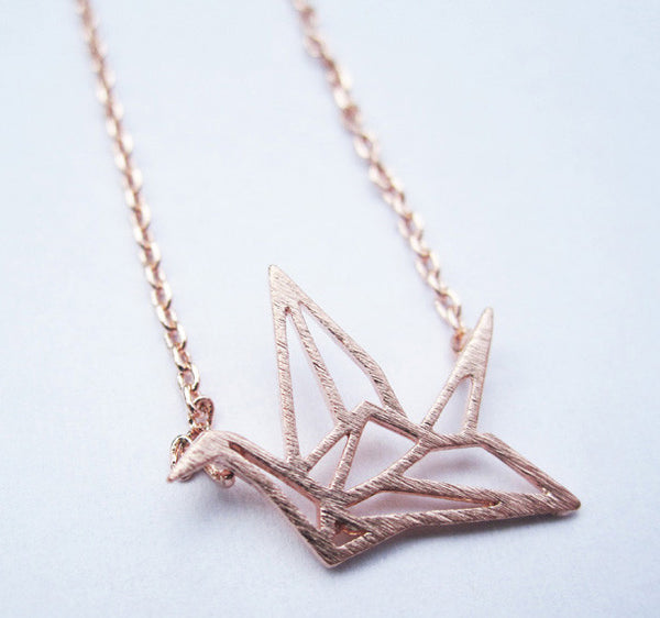 "Origami Bird" Necklace