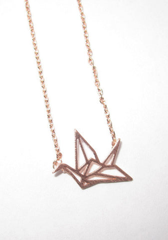 "Origami Bird" Necklace