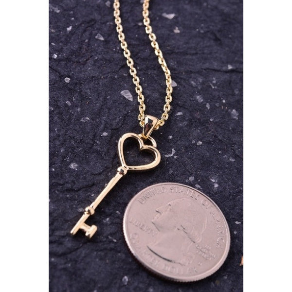 Genova "Heart Key" Necklace