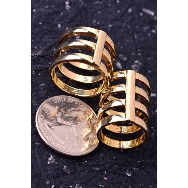 Caleta Gold Ring Set